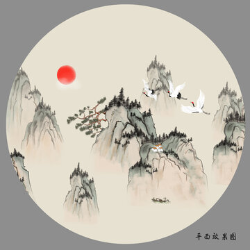 歐式酒店大堂裝飾畫