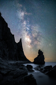 大連旅順將風(fēng)光星空銀河