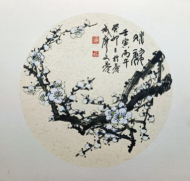 白梅冰姿