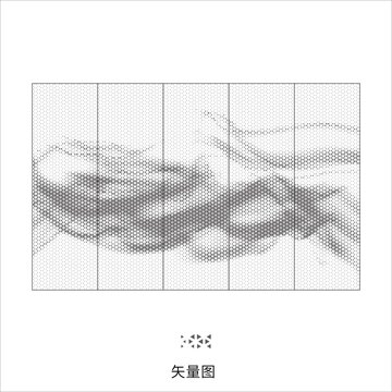 三角鏤空玻璃貼膜