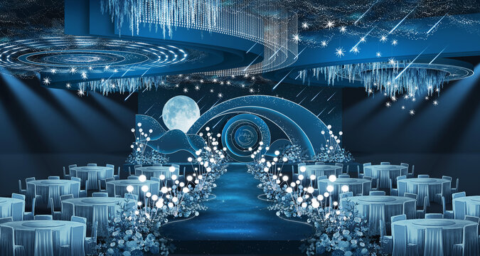 星空婚禮效果圖