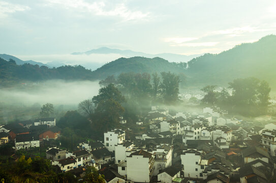 婺源石城徽派建筑