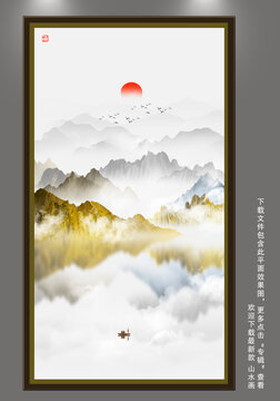 隔斷山水畫