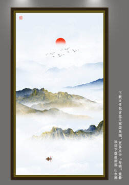 客廳山水畫