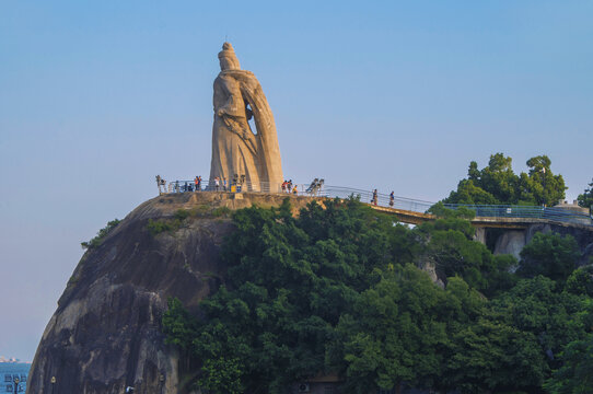 厦门鼓浪屿皓月园郑成功像