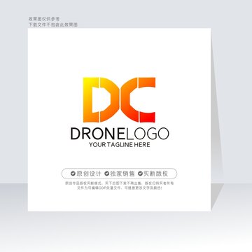 DC字母标志CD标志