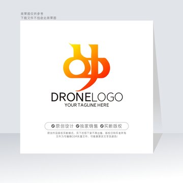 DE字母標(biāo)志ED標(biāo)志