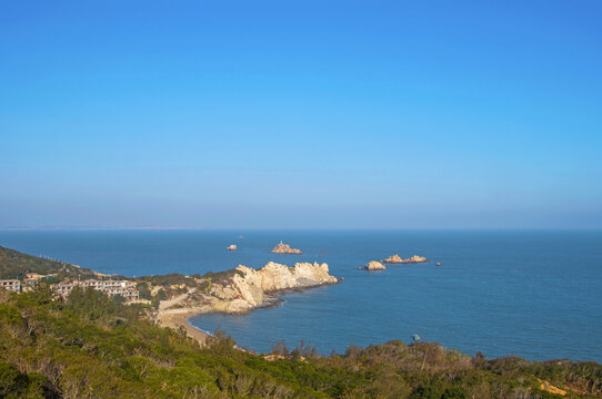 湄洲岛湄屿潮音海岸线