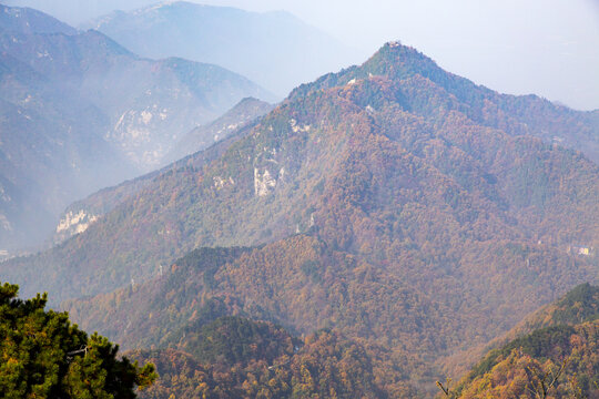 秦岭秋景