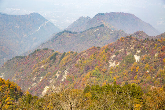 秦岭秋景