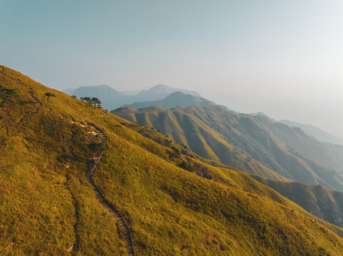 武功山地质公园初秋自然风光