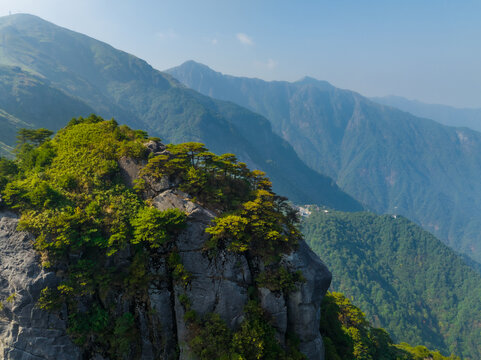 武功山地质公园初秋自然风光