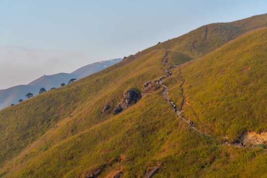 武功山地质公园初秋自然风光