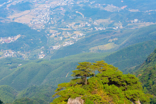 武功山地质公园初秋风光