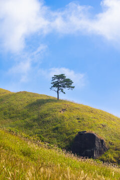 武功山地质公园初秋风光