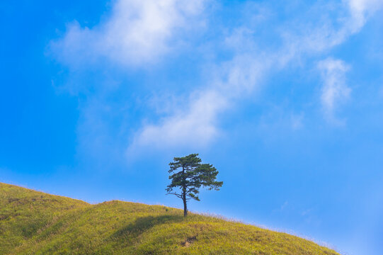 武功山地质公园初秋风光