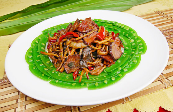 蜜豆炒臘肉