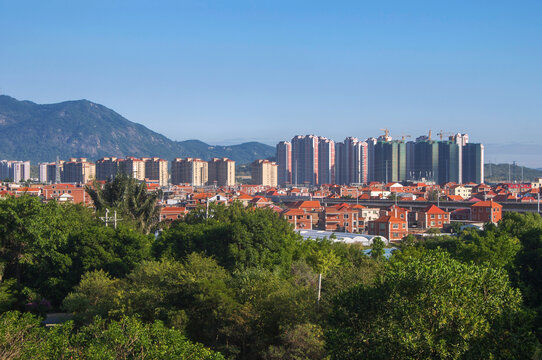 泉州北湖片区航拍风景