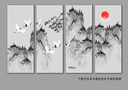 國(guó)畫(huà)水墨山水