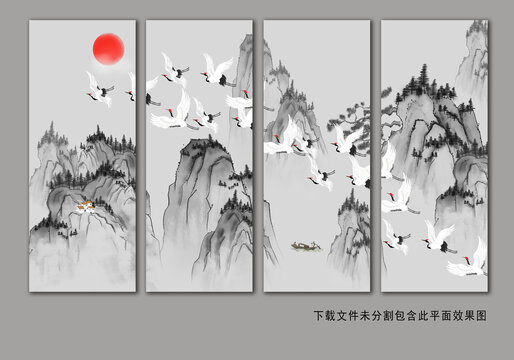 復(fù)古傳統(tǒng)山水