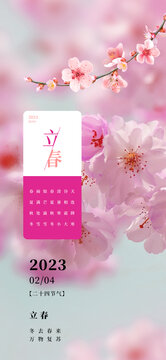 立春節(jié)氣海報(bào)