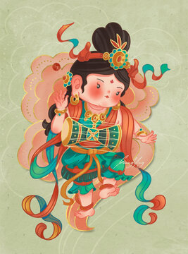 敦煌插畫