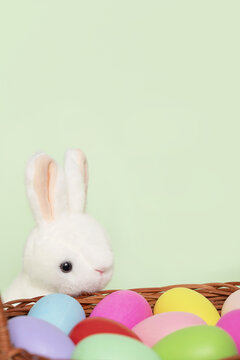 复活节彩蛋兔子绿色图片