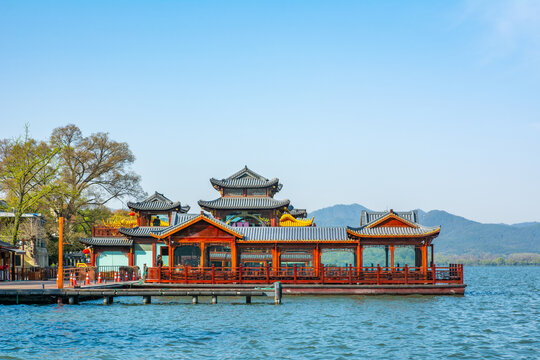 杭州西湖游船码头