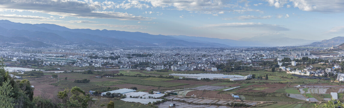 云南大理巍山城市景观