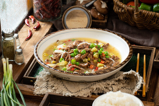 豆花燒牛肉
