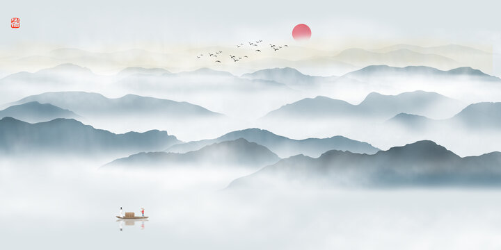 水墨畫