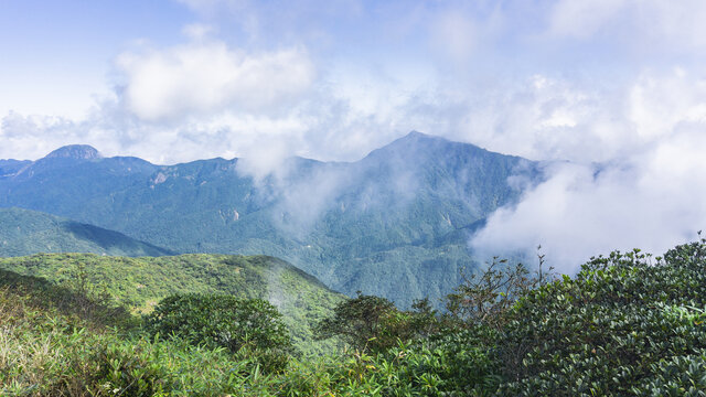 广东第一峰高山云海