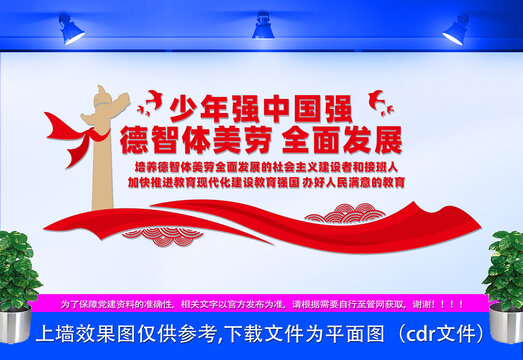 德智體美勞文化墻