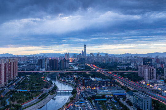 北京通惠河沿岸住宅