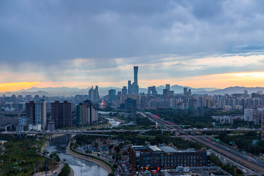 北京通惠河沿岸住宅