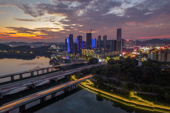 广州增城区夜景