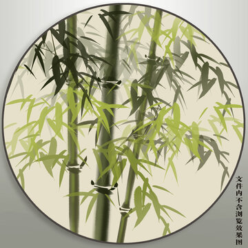綠色竹子圖