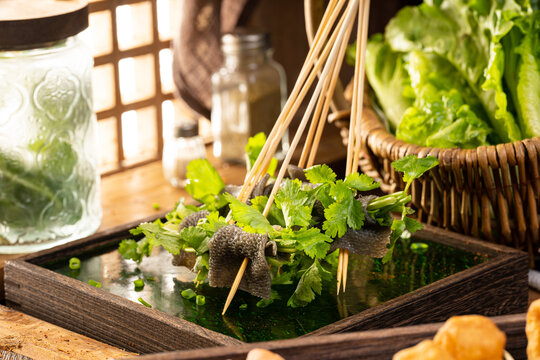 香菜毛肚串串