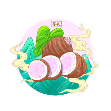 芋頭插畫