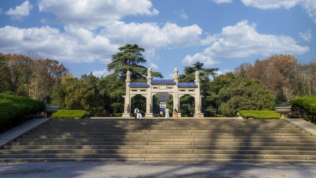 南京中山风景区博爱坊