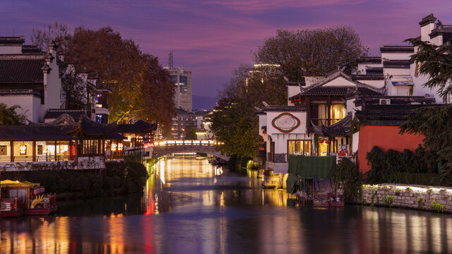 南京秦淮河夜景