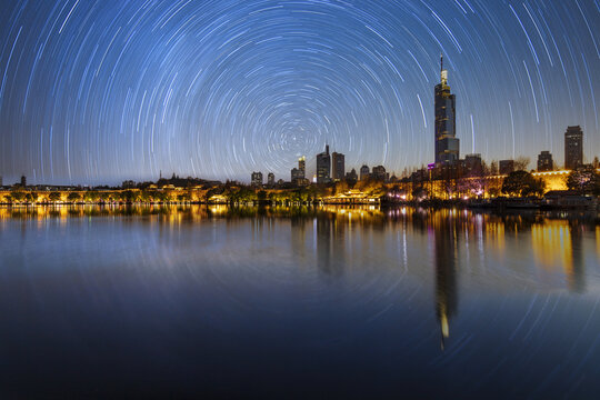 南京玄武湖夜景