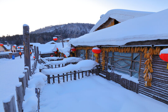 雪乡早晨