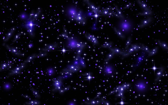 藍(lán)色星空背景