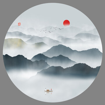 水墨山水