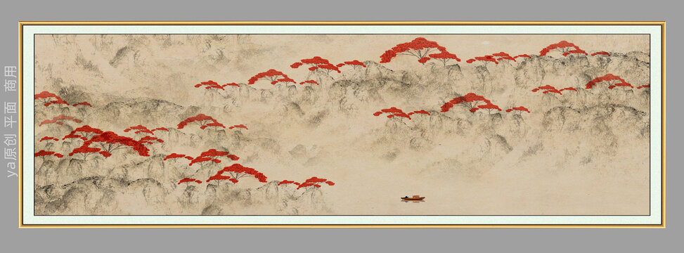 花鳥(niǎo)山水畫