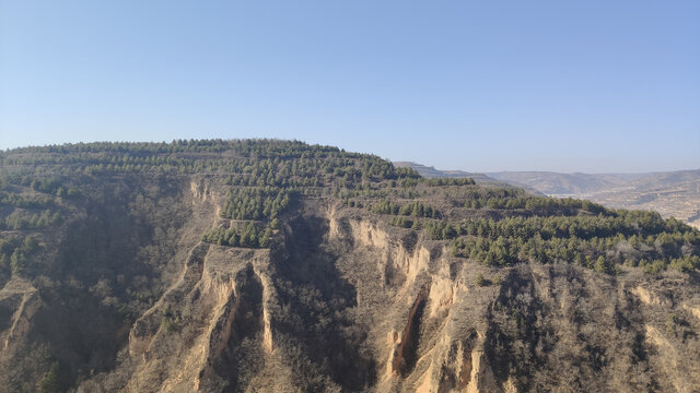 甘肃庆阳山沟西北山沟千沟万壑