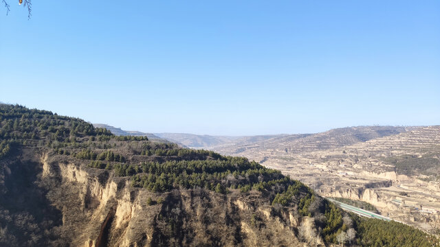 甘肃庆阳山沟西北山沟千沟万壑