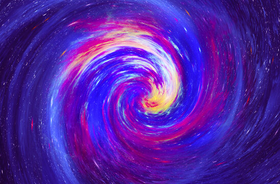 藍色漩渦星空