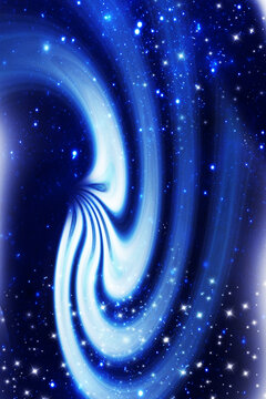 漩渦星系星空